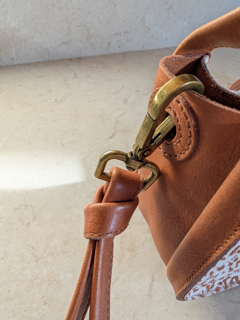 Madewell Micro Sydney Crossbody Bag in Animal Spotted Calf Hair - Picture 7 of 10